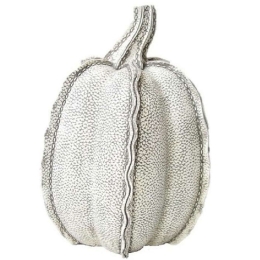 Διακοσμητική Κολοκύθα VRE115K2 25cm White Espiel Πολυρεσίνη