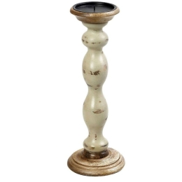 Κηροπήγιο PIG207 38cm Cream Espiel Ξύλο