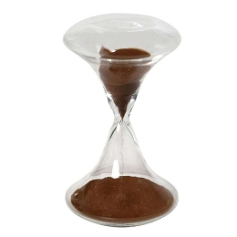 Κλεψύδρα Πλακέ Με Άμμο PYD212 16cm Brown Espiel Γυαλί