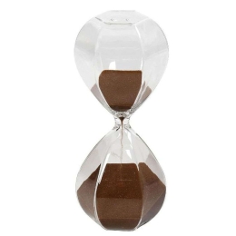 Κλεψύδρα Πολύγωνη Με Άμμο PYD224 17,5cm Brown Espiel Γυαλί
