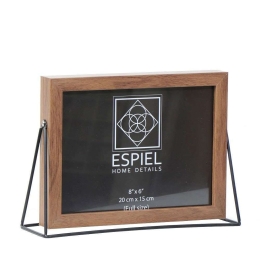 Κορνίζα FAM521 20x15cm Natural-Gold Espiel Ξύλο
