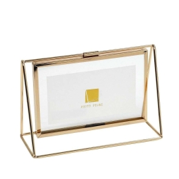 Κορνίζα Landscape 2 Όψεων FAM561 13x18cm Gold Espiel Μέταλλο