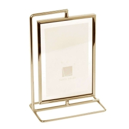 Κορνίζα Περιστρεφόμενη 2 Όψεων FAM562 10x15cm Gold Espiel Μέταλλο