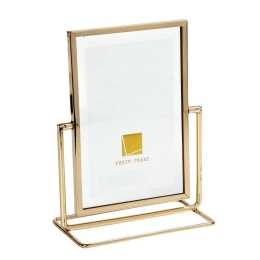 Κορνίζα Περιστρεφόμενη 2 Όψεων FAM566 10x15cm Gold Espiel Μέταλλο