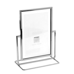 Κορνίζα Περιστρεφόμενη 2 Όψεων FAM576 10x15cm Silver Espiel Μέταλλο