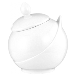 Μπωλ Σερβιρίσματος Με Καπάκι Buffet Gourmet Φ12,5x14,5cm White Espiel Πορσελάνη