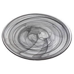 Πιάτο Ρηχό Atlas HOR1315K6 Φ27,5cm Black Espiel Γυαλί
