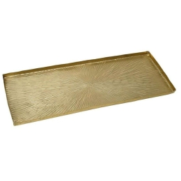 Πλατώ Σερβιρίσματος Pandora Step LAK321K4 31x15cm Gold Espiel Αλουμίνιο