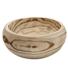 Μπωλ Σερβιρίσματος XYP229 Φ17x8cm Natural Espiel Ξύλο