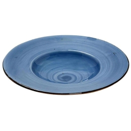 Πιάτο Βαθύ Terra Risotto TLF106K6 Φ27x4,5cm Blue Espiel Πορσελάνη