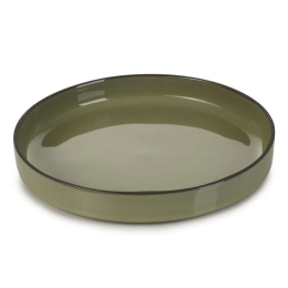Πιάτο Γλυκού Caractere RV652746K4 Φ23x3,3cm Green Espiel Πορσελάνη