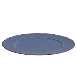 Πιάτο Ρηχό Liana Rim TLZ160K6 Φ30cm Blue Espiel Πορσελάνη