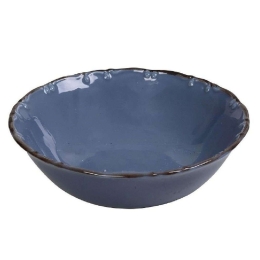 Σαλατιέρα Liana Rim TLX160K6 Φ25cm Blue Espiel Πορσελάνη