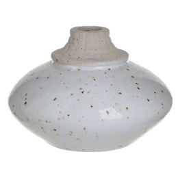 Βάζο Διακοσμητικό 3-70-078-0018 Φ13x9cm Cream Inart Κεραμικό