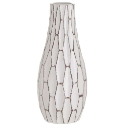 Βάζο Διακοσμητικό Αντικέ 3-70-755-0091 Φ10x24cm White Inart Κεραμικό