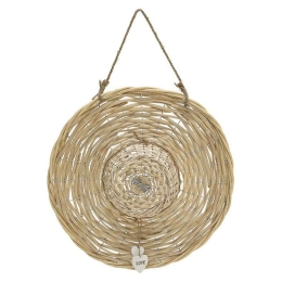 Διακοσμητικό Ψάθινο Καπέλο 3-70-823-0201 41x10x41/55cm Natural Inart Ψάθα