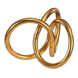 Διακοσμητικό Επιτραπέζιο 3-70-092-0117 28x18x22cm Gold Inart Μέταλλο