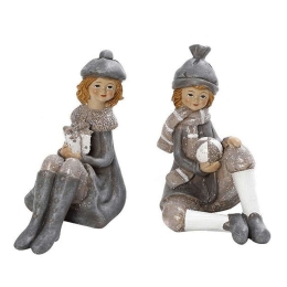Γυναικεία Φιγούρα MT2807K4 8,5x6x10,5cm Grey Espiel