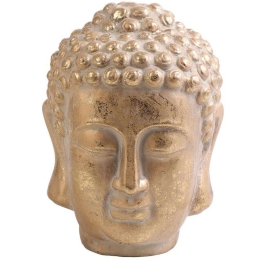 Διακοσμητικός Βούδας ERT312K2 16x16x22,5cm Gold Espiel Κεραμικό