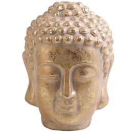 Διακοσμητικός Βούδας ERT316K4 14,5x14,5x18,5cm Gold Espiel Κεραμικό
