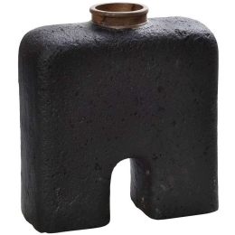 Διακοσμητικό Βάζο LIF116 27,9x11,4x31,7cm Black Espiel Χαρτί