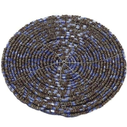 Σουβέρ YRA217K6 Φ10cm Blue Espiel Γυαλί,Πολυεστέρας