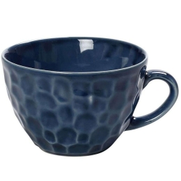 Κούπα Σφυρήλατη GEL112K6 13,5x11x7,5cm 350ml Blue Espiel Πορσελάνη