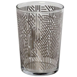 Ποτήρι Νερού Labyrinth RAB656K6 8,8x12cm 510ml Clear-Silver Espiel Γυαλί