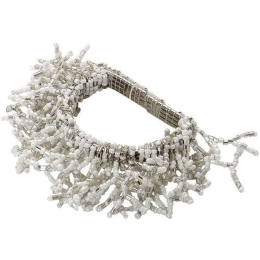 Δαχτυλίδι Πετσέτας YRA106K6 6x4x2cm White Espiel Μέταλλο