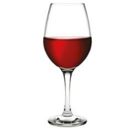 Ποτήρι Κρασιού Amber SP440265G6 Φ8,4x20cm 365ml Clear Espiel Γυαλί
