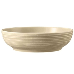 Σαλατιέρα Terra Sand 001.764972K2 25x25x6,6cm Beige Espiel Large Πορσελάνη