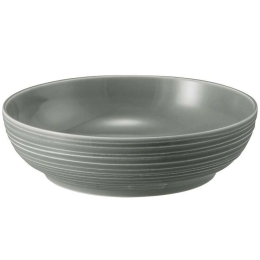 Σαλατιέρα Terra Pearl 001.764996K2 25x25x6,6cm Grey Espiel Large Πορσελάνη