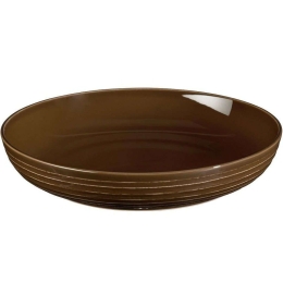 Σαλατιέρα Terra Earth 001.765009K2 28x28x5,4cm Brown Espiel Large Πορσελάνη