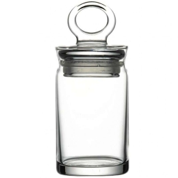 Βάζο Αποθήκευσης Kitchen SP95104G1 Φ6,4x13,8cm 240ml Clear Espiel Γυαλί