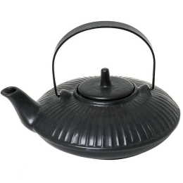 Τσαγιέρα Ritual SPI108 21x17,5x8cm 700ml Black Espiel Ανοξείδωτο Ατσάλι,Πηλός