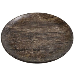 Πιάτο Ρηχό Pine HWB744K48-6 Φ23x1,2cm Brown Espiel Μελαμίνη