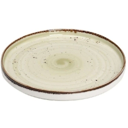 Πιάτο Ρηχό Terra TLH131K6 Φ26x1,5cm Green Espiel Πορσελάνη