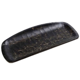 Πιατέλα Γόνδολα Pine HWM782K96-6 20,5x8,5cm Black Espiel Μελαμίνη