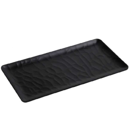 Πιατέλα Wavy MLB536K30-6 32,5x17,6cm Black Espiel Μελαμίνη