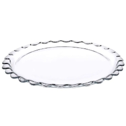 Πιατέλα Σερβιρίσματος Petite Patisserie SP10673G1 Φ26,4x1,4cm Clear Espiel Γυαλί