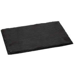 Πλατώ Σερβιρίσματος FAV102 27x17cm Black Espiel Σχιστόλιθος