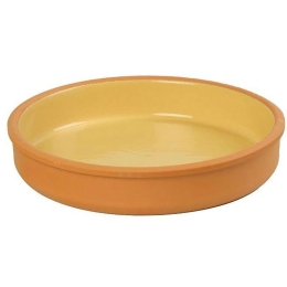 Πυρίμαχο Σκεύος Terracotta NAK130K10-1 Φ23x4cm Yellow Espiel Κεραμικό
