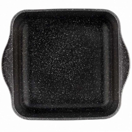 Πυρίμαχο Σκεύος Αντικολλητικό Borcam SP59034G1B 25,6x22x5,9cm 1950ml Black Espiel Γυαλί