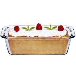 Φόρμα Κέικ Borcam Midi SP59894G1 25x11,5x7cm 1120ml Clear Espiel Γυαλί
