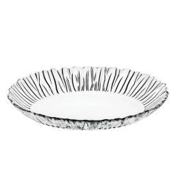 Πιατέλα Σερβιρίσματος Aurora SP10546G1 33x4,5cm Clear Espiel Γυαλί