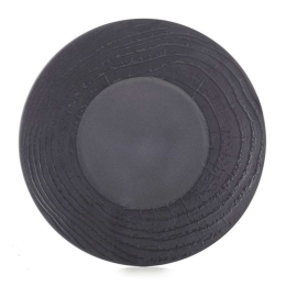 Πιάτο Ρηχό  Arborescence Liquorice RV648280K6 28cm Dark Grey Espiel Πορσελάνη