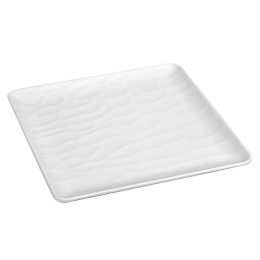 Πιάτο Ρηχό Wavy Matte MLW347K72-6 18x18cm White Espiel Μελαμίνη