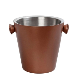 Σαμπανιέρα LMC107 23x23cm 4,8Lt Bronze-Silver Espiel Ανοξείδωτο Ατσάλι