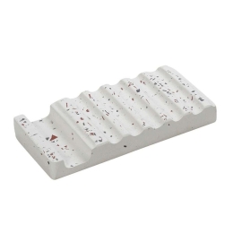 Σαπoυνοθήκη Ορθογώνια TZL108 16x8x2,3cm White Espiel Τσιμέντο
