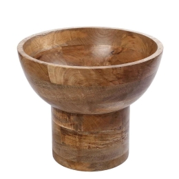 Διακοσμητικό Μπωλ GPA101 Φ35,56x29,85cm Natural Espiel Ξύλο